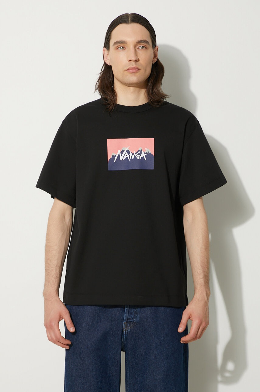 Nanga tricou Nanga × Jerry Ukai Eco Hybrid Nanga Logo Tee