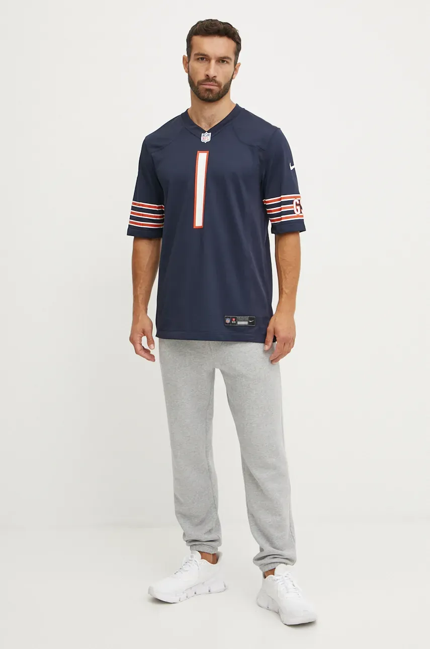 Футболка Nike Justin Fields Bears мужская цвет синий с аппликацией 67NM-CBGH-7QF-2NM Футболка Nike Justin Fields Bears мужская цвет синий с аппликацией 67NM-CBGH-7QF-2NM