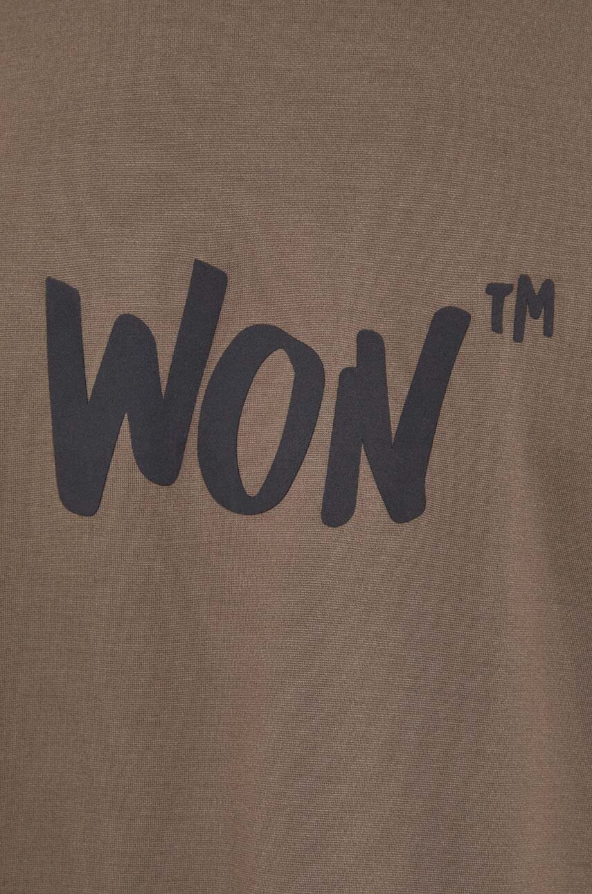 Μπλουζάκι Won Hundred χρώμα: καφέ φωτογραφία