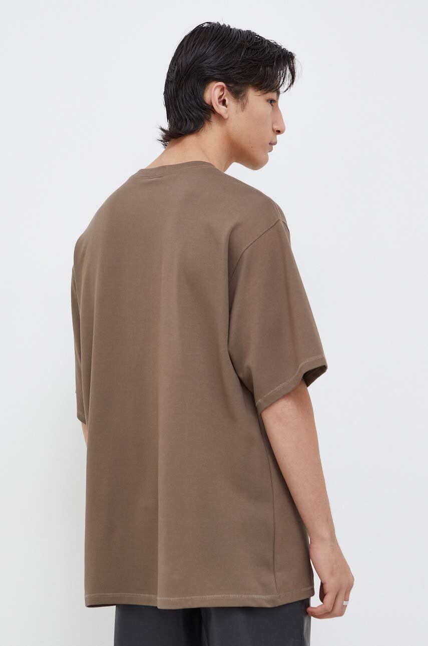 Μπλουζάκι Won Hundred χρώμα: καφέ φωτογραφία