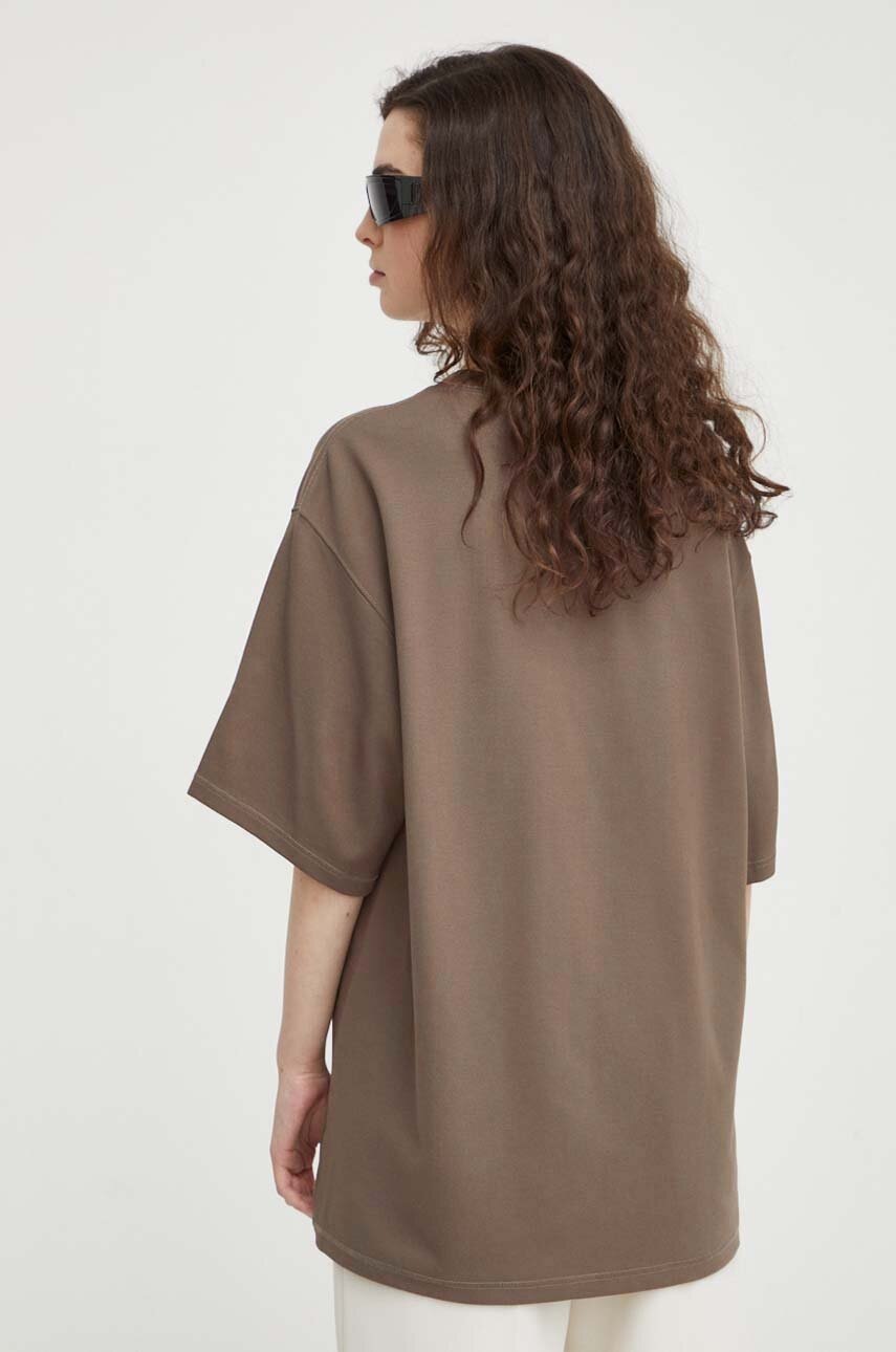 Μπλουζάκι Won Hundred χρώμα: καφέ φωτογραφία