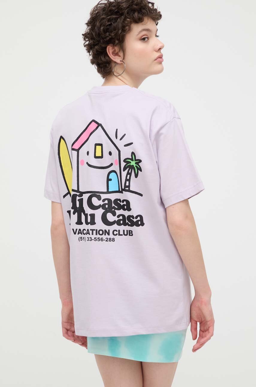 Βαμβακερό μπλουζάκι On Vacation Mi Casa 0 φωτογραφία