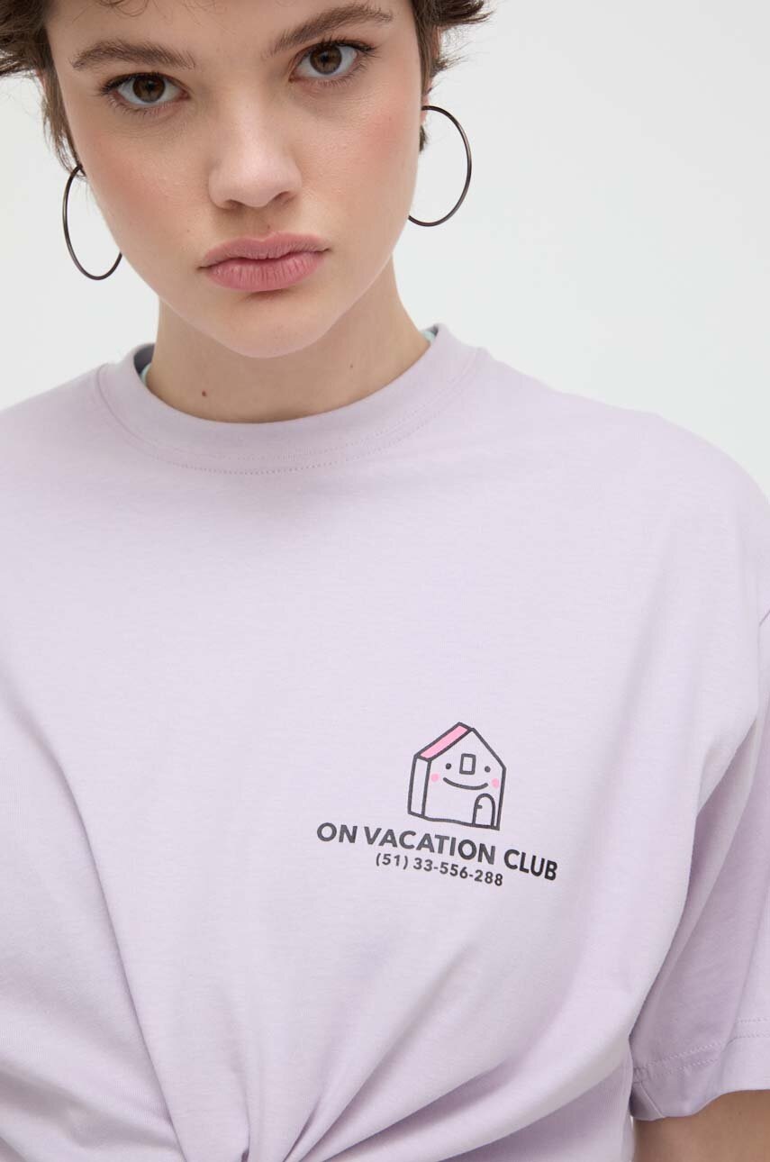 Βαμβακερό μπλουζάκι On Vacation Mi Casa 0 φωτογραφία