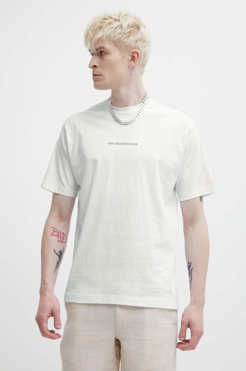 Βαμβακερό μπλουζάκι On Vacation Bubbly Bubbly χρώμα: άσπρο, OVC T147 OVC T147 φωτογραφία