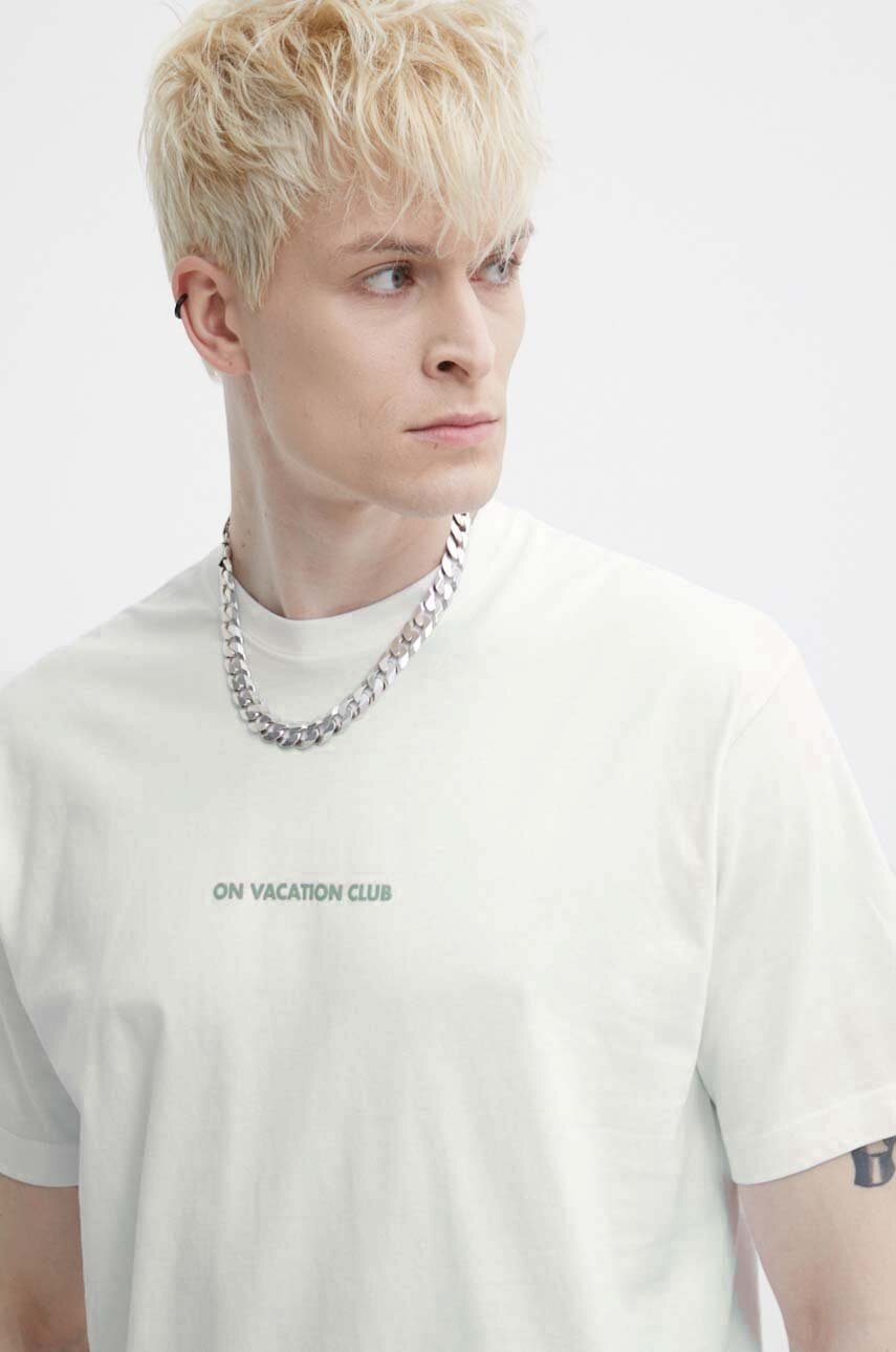 Βαμβακερό μπλουζάκι On Vacation Bubbly Bubbly χρώμα: άσπρο, OVC T147 OVC T147 φωτογραφία