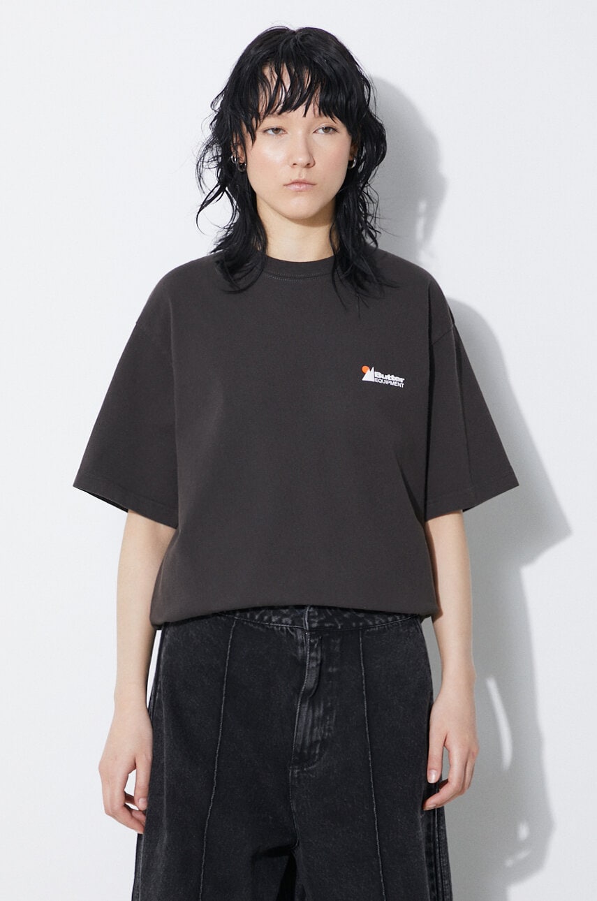 Butter Goods tricou din bumbac culoarea negru, cu imprimeu, BGQ1241102 Butter Goods tricou din bumbac culoarea negru, cu imprimeu, BGQ1241102