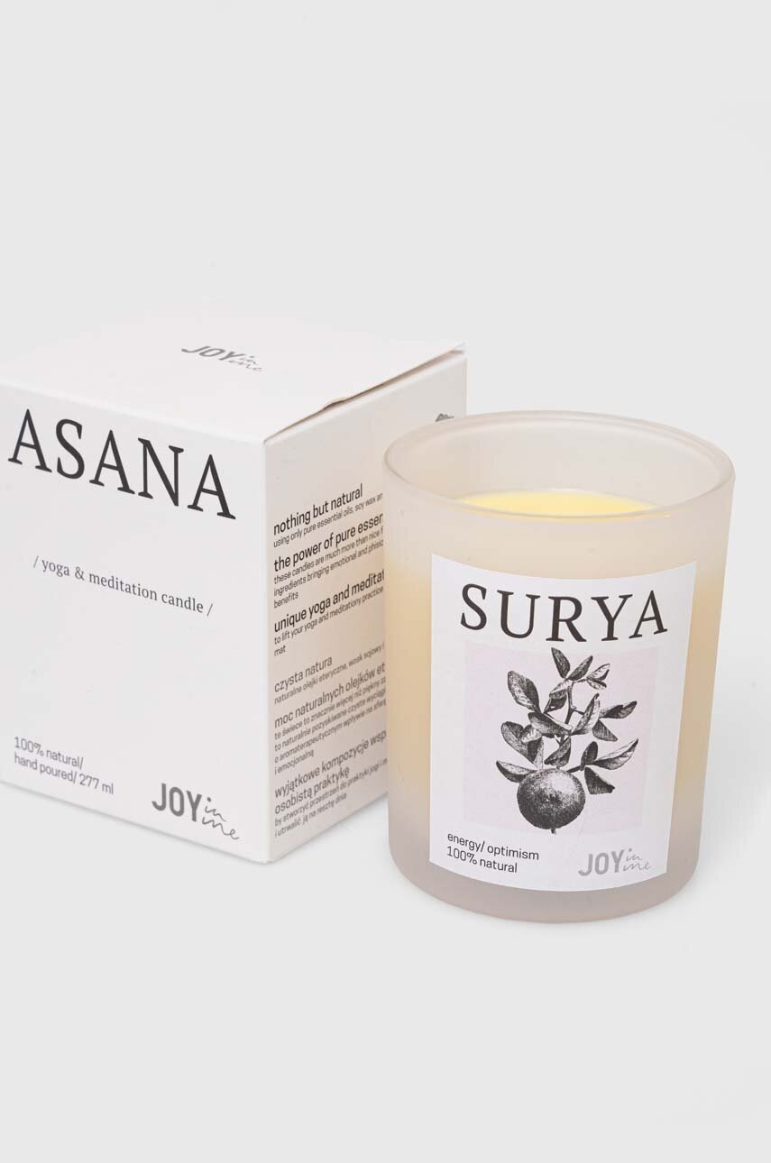 Κερί για πρακτική γιόγκα και διαλογισμό Surya JOYINME χρώμα λευκό SURYA φωτογραφία