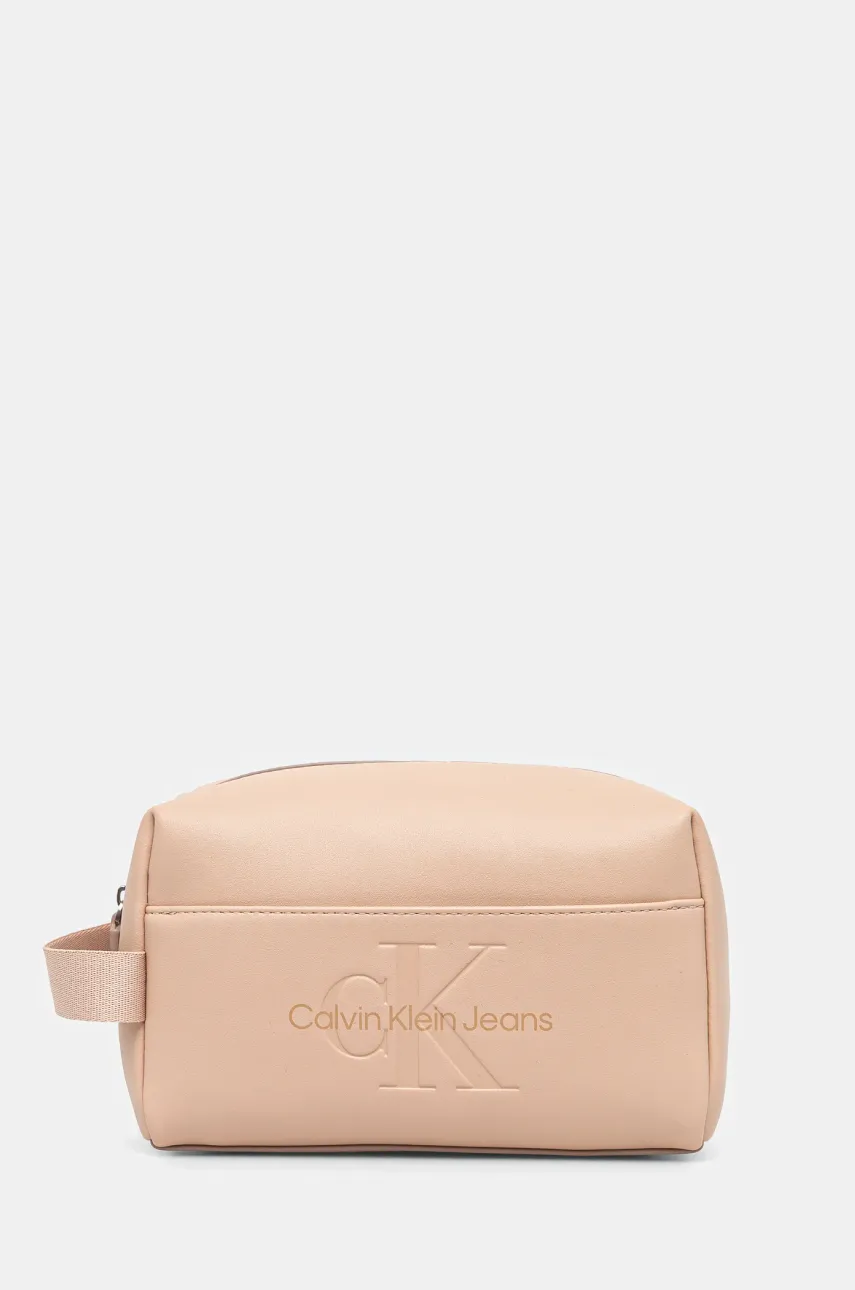 Kosmetická taška Calvin Klein Jeans růžová barva, K60K611483
