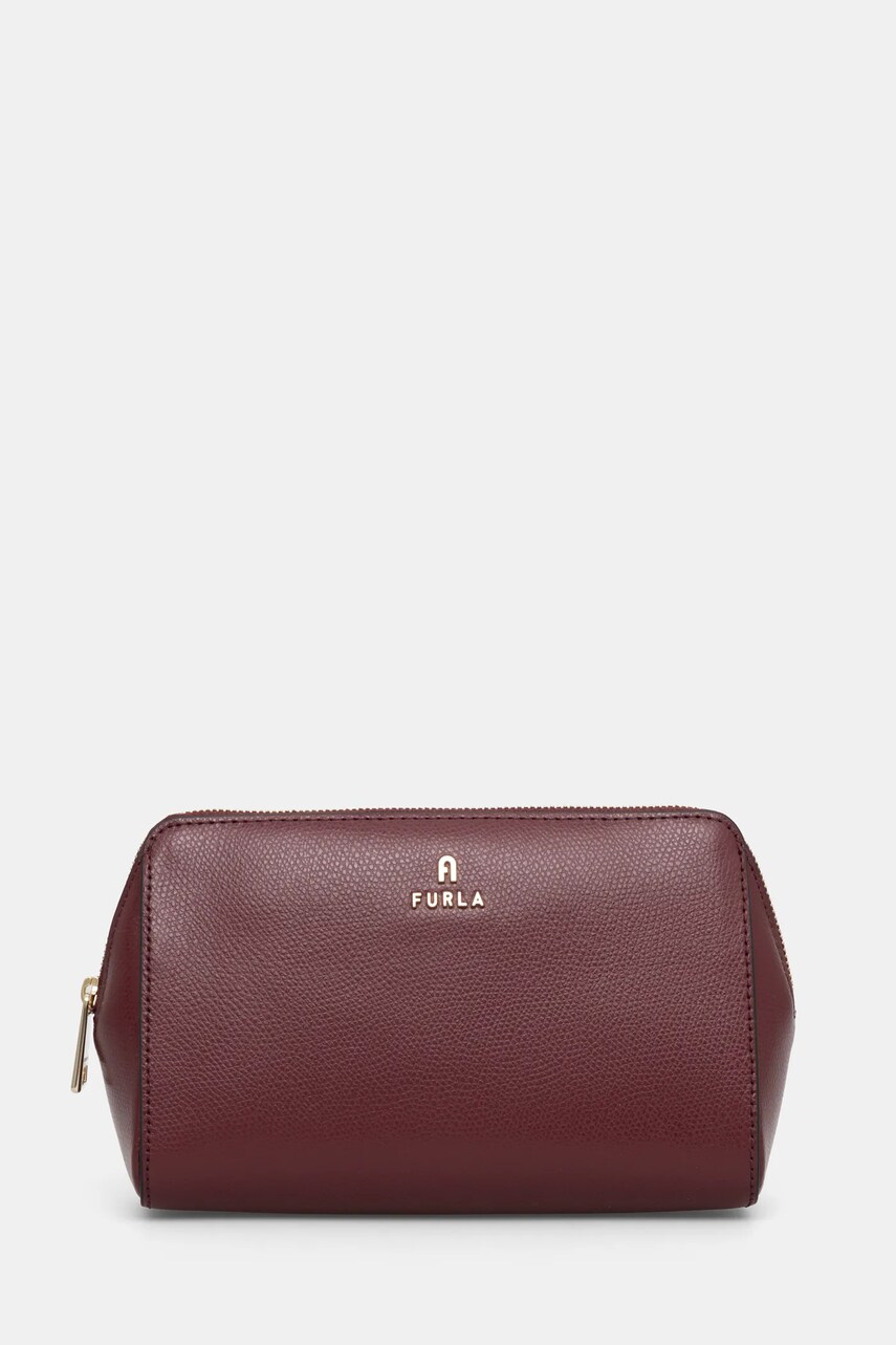 Furla punga cosmetice culoarea bordo, WE00618 ARE000 26700