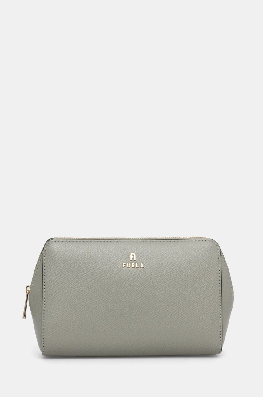 Furla punga cosmetice culoarea verde, WE00618 ARE000 AG700