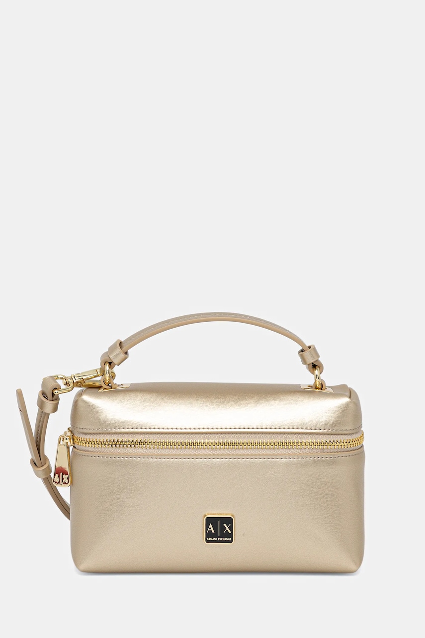 Levně Kosmetická taška Armani Exchange zlatá barva, XW000412 AF12153