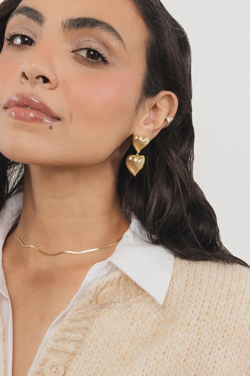 Επιχρυσωμένα σκουλαρίκια ANIA KRUK ROMANTICA MRUKM2630Z φωτογραφία