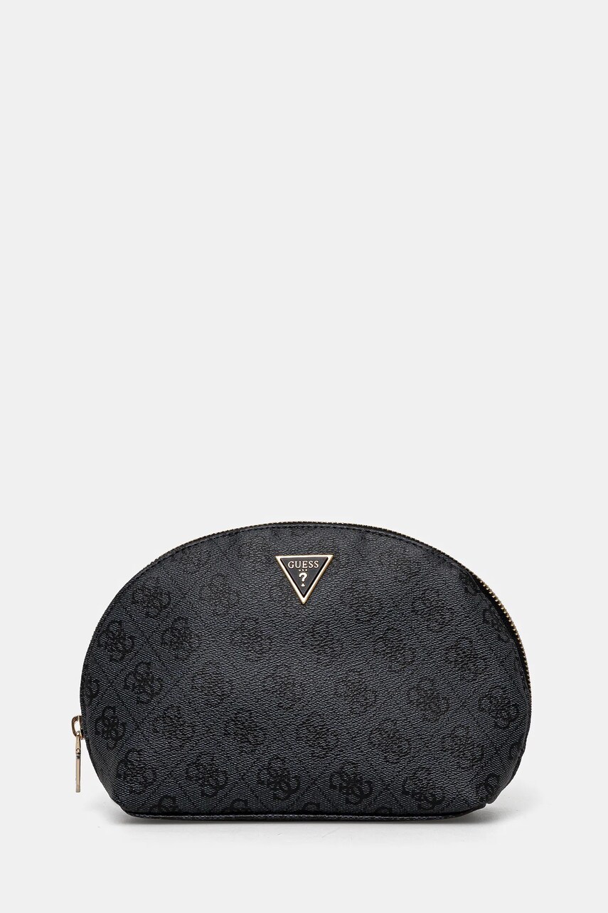 Levně Kosmetická taška Guess ZAMIRA šedá barva, PW7501 P5170