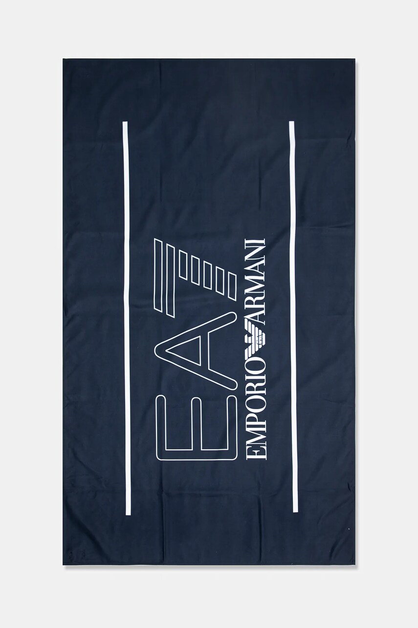 EA7 Emporio Armani prosop 160 x 90 cm culoarea bleumarin, CC487.914002