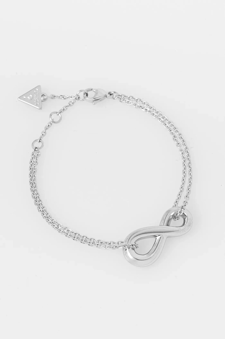 

Колие Guess AMORE JUBB05 050JW, Сребърен
