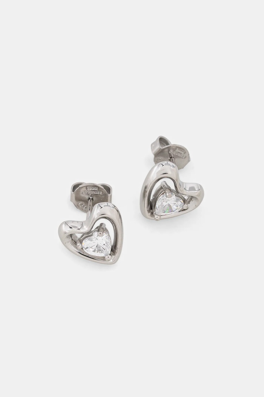 

Обици Guess BELOVED JUBE05 024JW, Сребърен