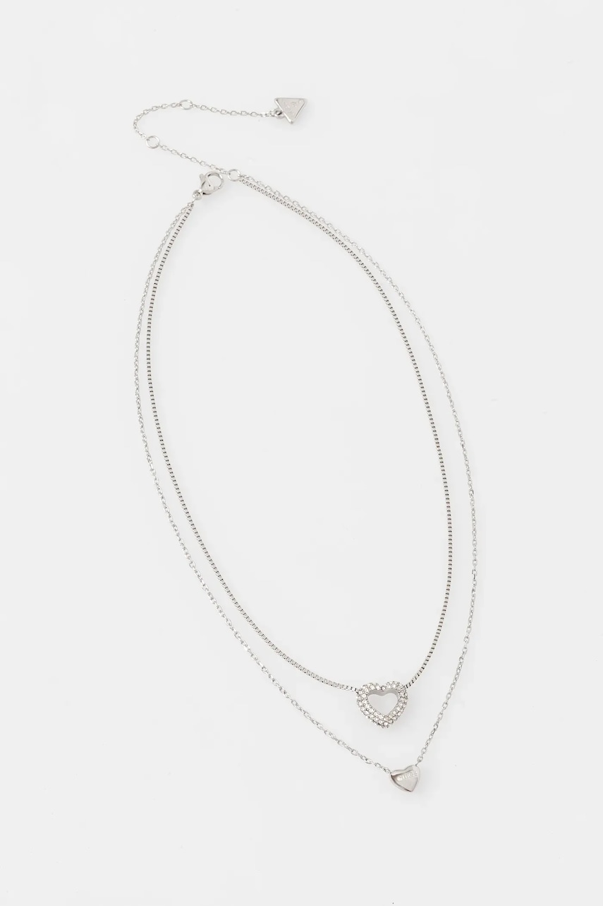 

Колие Guess BELOVED JUBN05 026JW, Сребърен