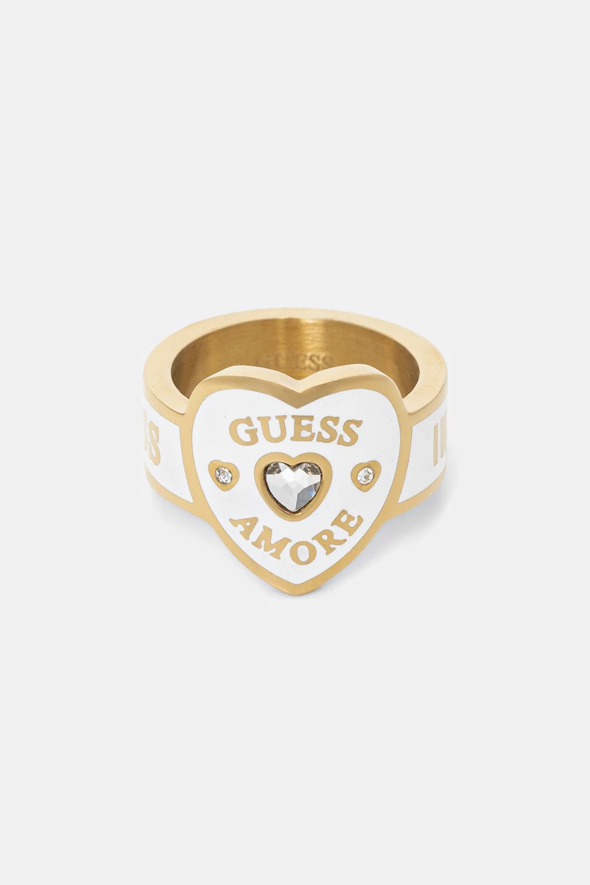 

Пръстен Guess AMORE JUBR05 055JW, Злато