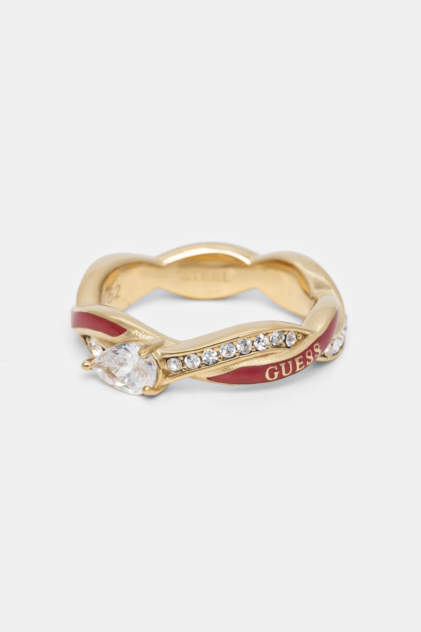 

Пръстен Guess TWIST JUBR05 074JW, Злато