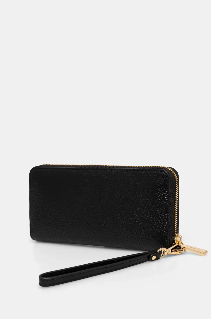 Кожаный кошелек MICHAEL Michael Kors женский цвет чёрный 32T4GJ6E7L Кожаный кошелек MICHAEL Michael Kors женский цвет чёрный 32T4GJ6E7L