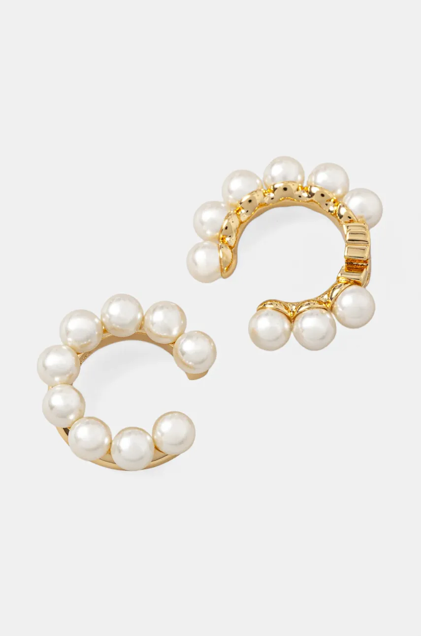 Tory Burch cercel Kira Pearl Ear Cuff Set 2-pack 164619-137