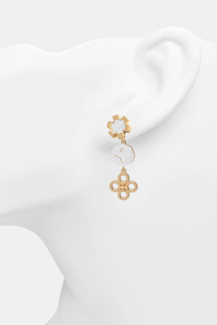 Сережки Tory Burch Kira Clover Linear 164635-700 Сережки Tory Burch Kira Clover Linear 164635-700