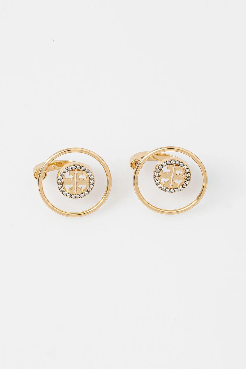 Tory Burch cercei placați cu aur Miller Pave 164638-783