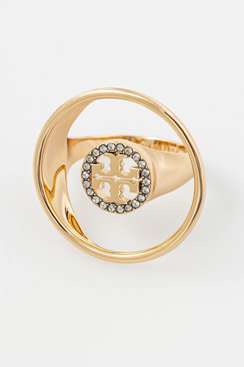 Позолоченное кольцо Tory Burch Miller Pave 164639-783 Позолоченное кольцо Tory Burch Miller Pave 164639-783