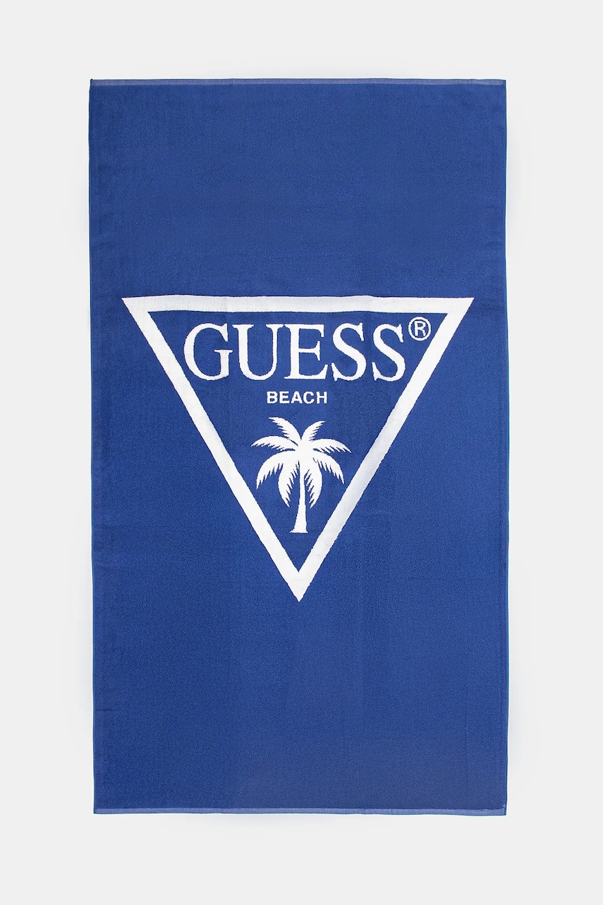 Levně Bavlněný ručník Guess fialová barva, E5GZ14 SG00P