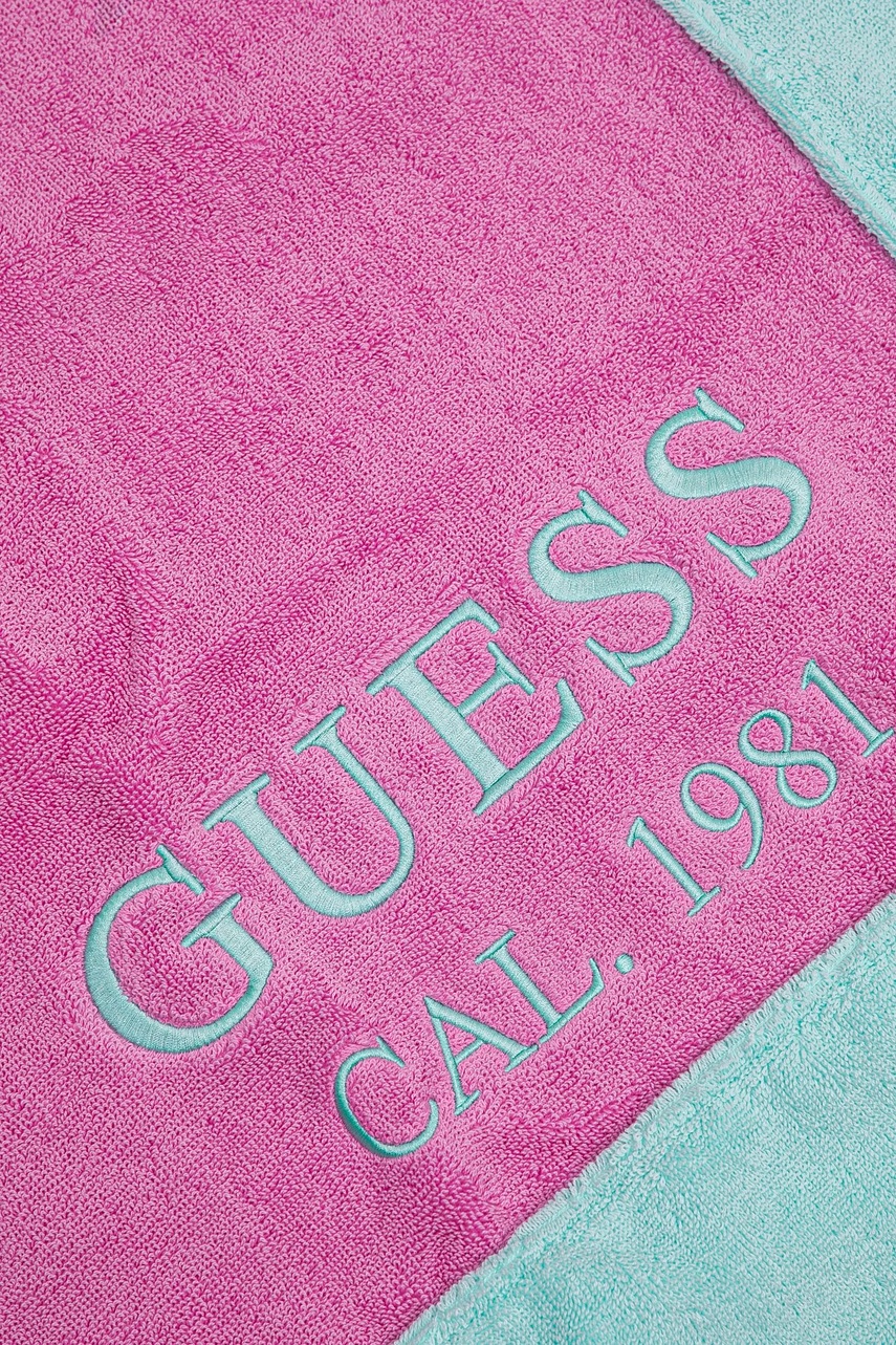 Хлопковое полотенце Guess цвет розовый E5GZ15 KCDM0 Хлопковое полотенце Guess цвет розовый E5GZ15 KCDM0