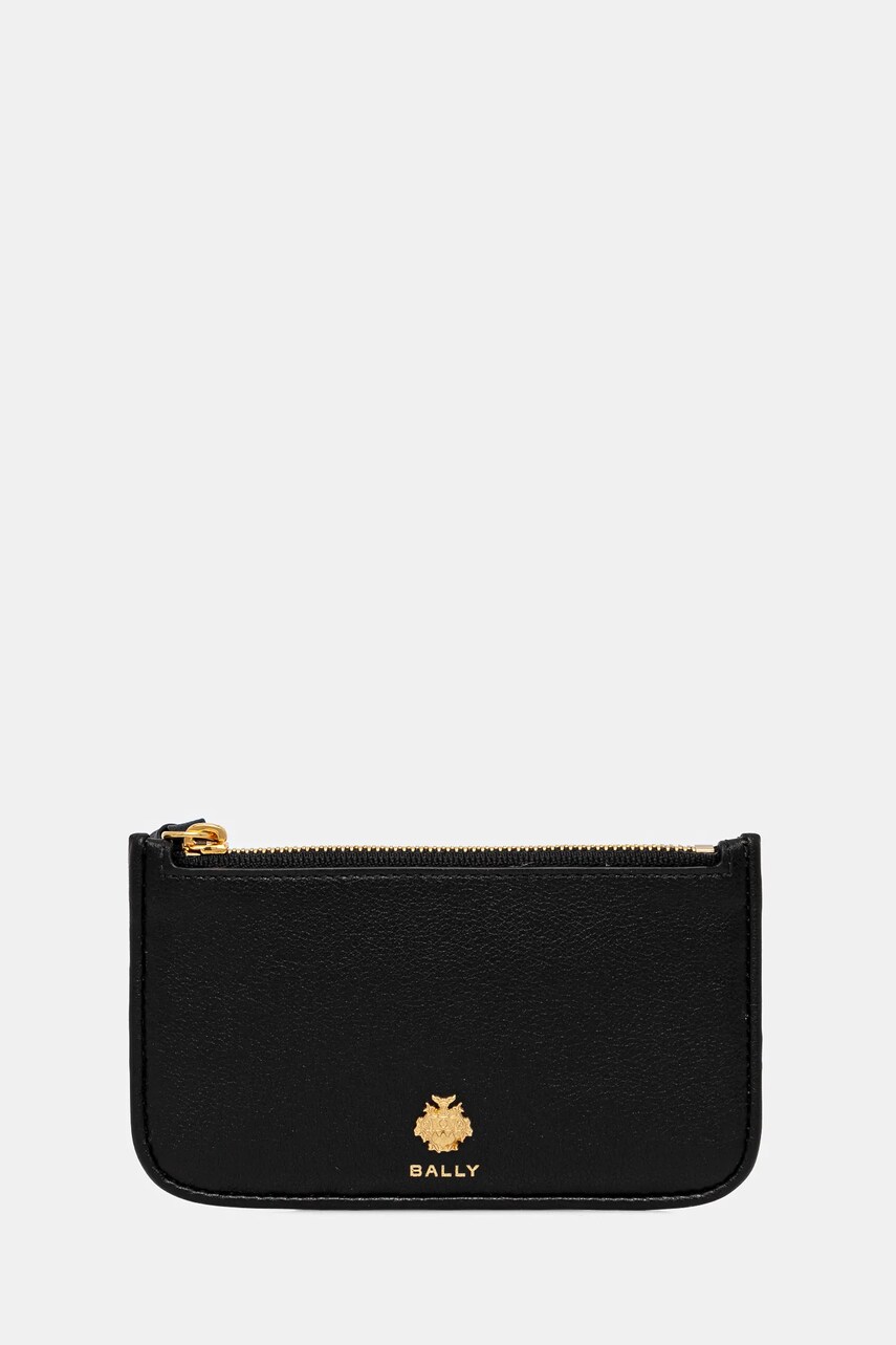 Bally portofel de piele femei, culoarea negru, WLB01C