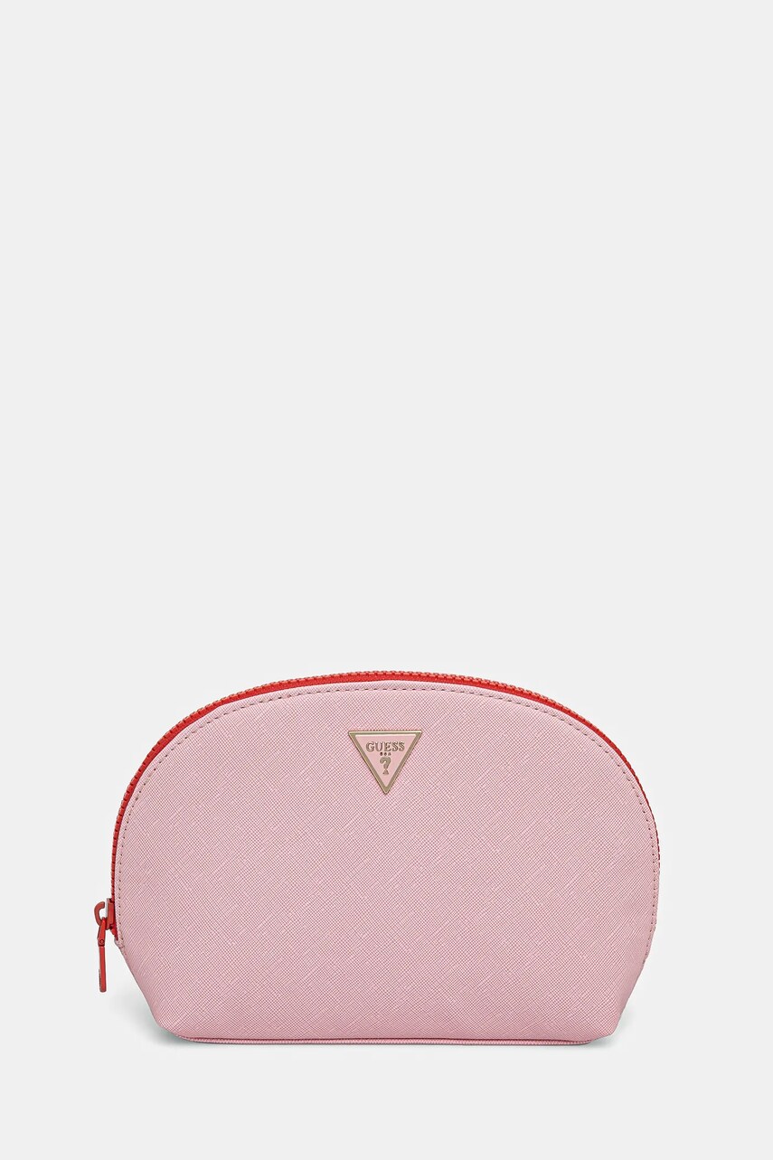Levně Kosmetická taška Guess růžová barva, PW7526 P5270