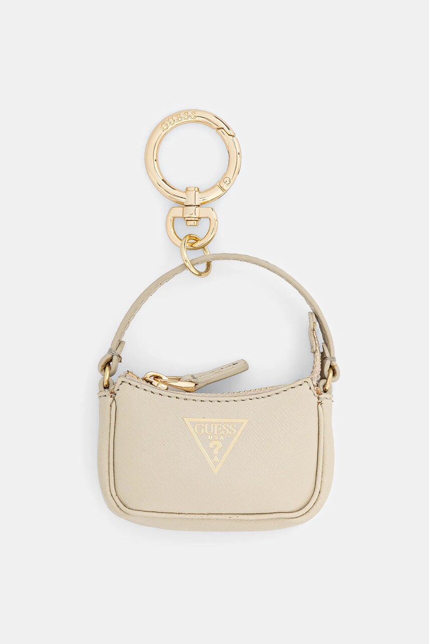 Levně Kožená klíčenka Guess MIRIAM RW1774 P5201