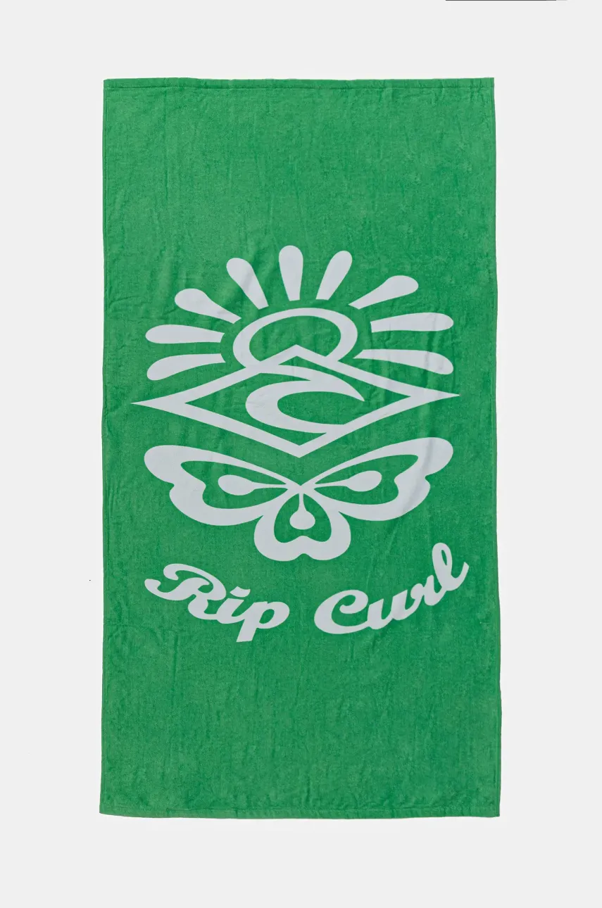 Rip Curl prosop din bumbac culoarea verde, 01OWTO