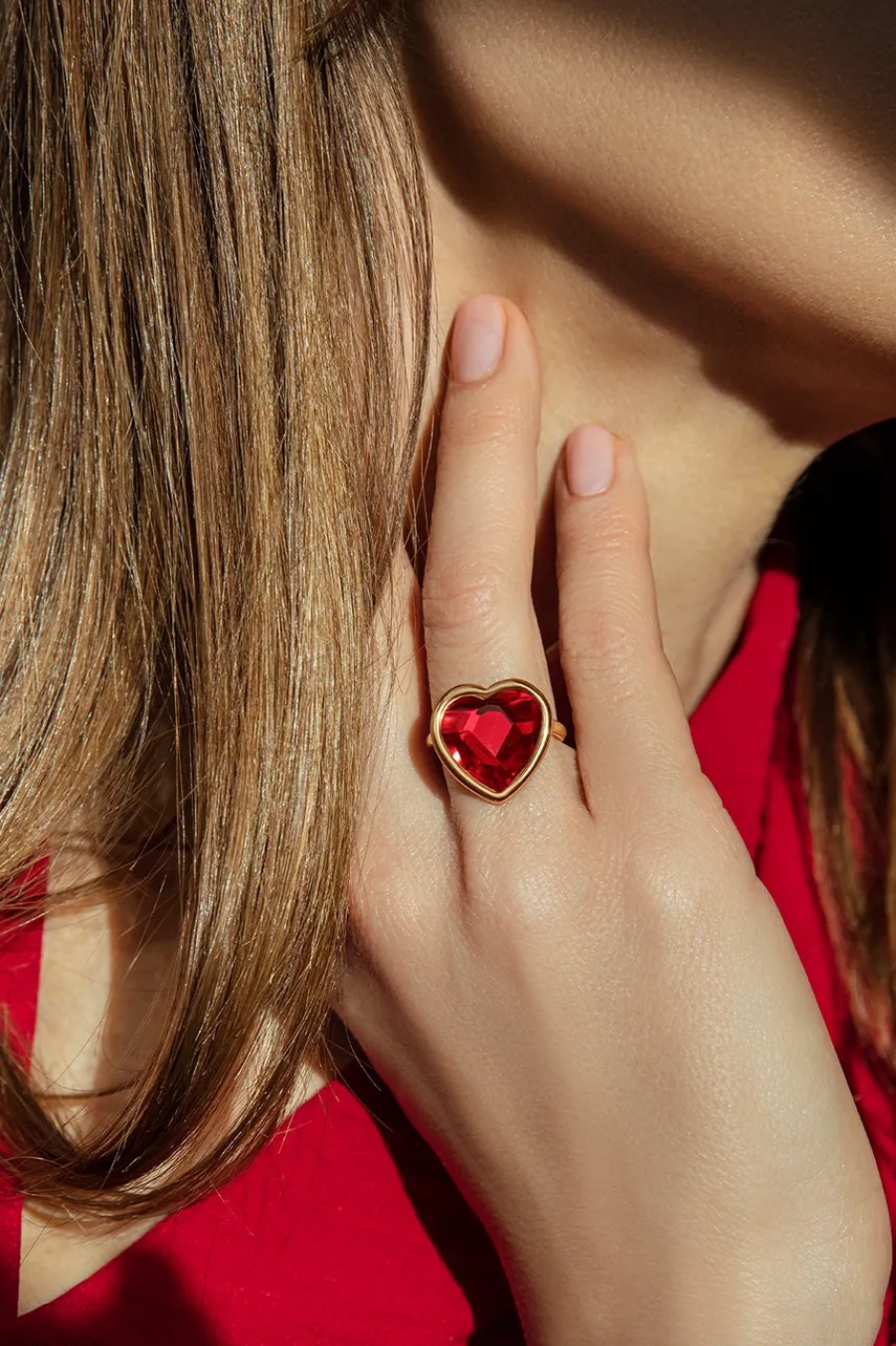 Позолоченное кольцо Lilou ICONS 231/PIE/CZE/KR/PO