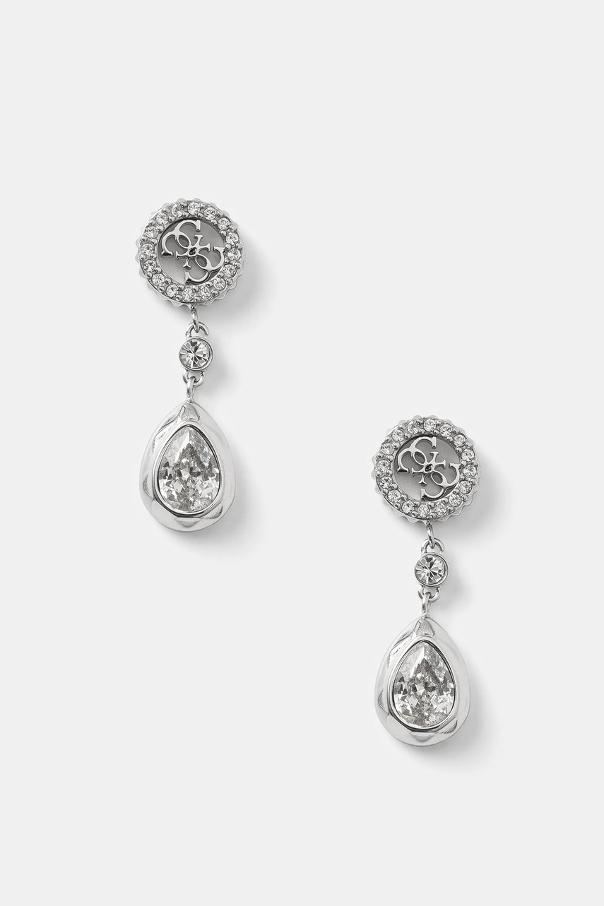 

Обици Guess 4G LIGHT JUBE05 235JW, Сребърен