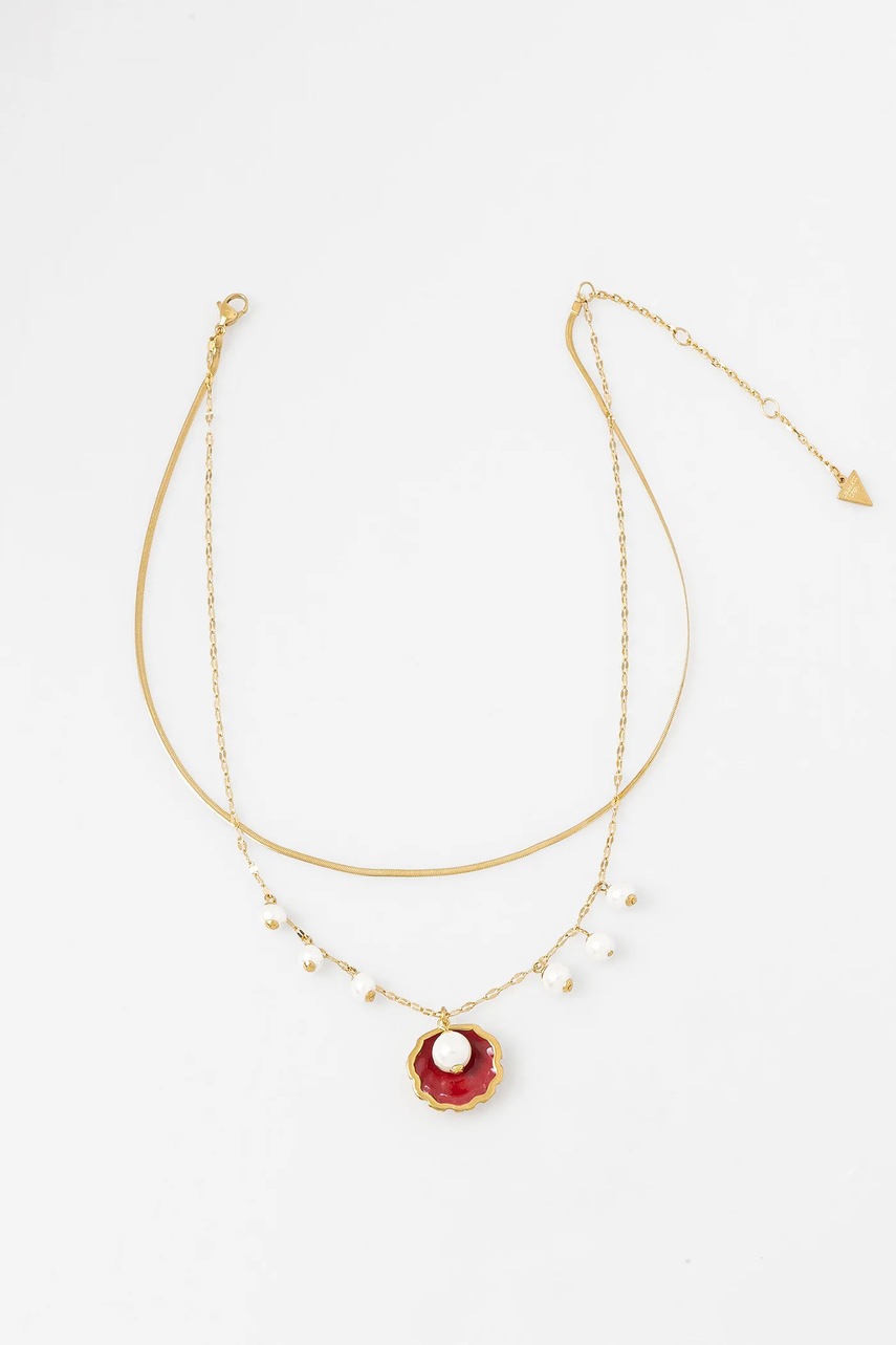 Levně Náhrdelník Guess SEASHELL JUBN05 129JW