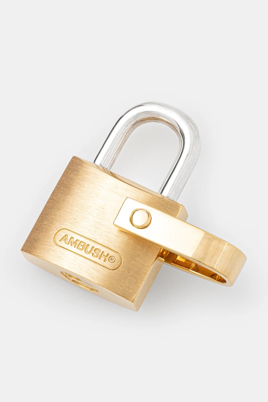 AMBUSH ezüst karkötő Pearl Padlock Bracelet 12115260 termék 2. képe