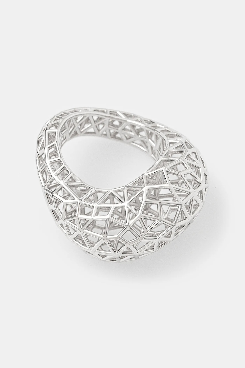 Tom Wood inel de argint Maze Ring