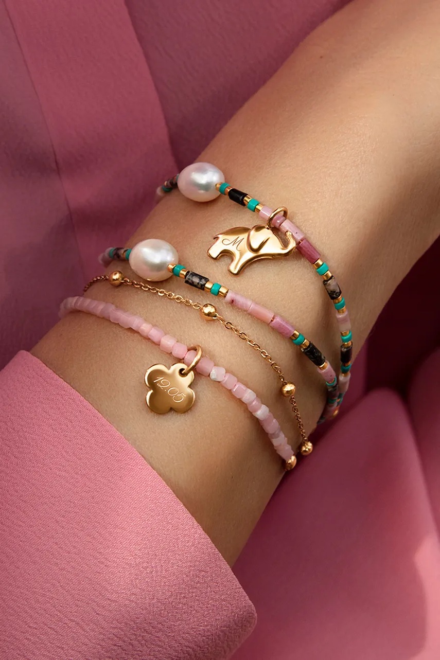 Браслет Lilou 252/160/BRA/MIXKAM/MIXCOL/PEB/PO