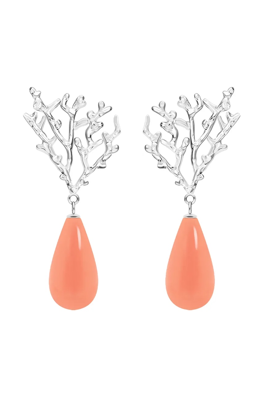 Lilou cercei placați cu argint