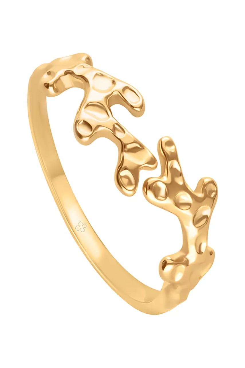 Lilou pierścionek pozłacany 253/PIE/PO