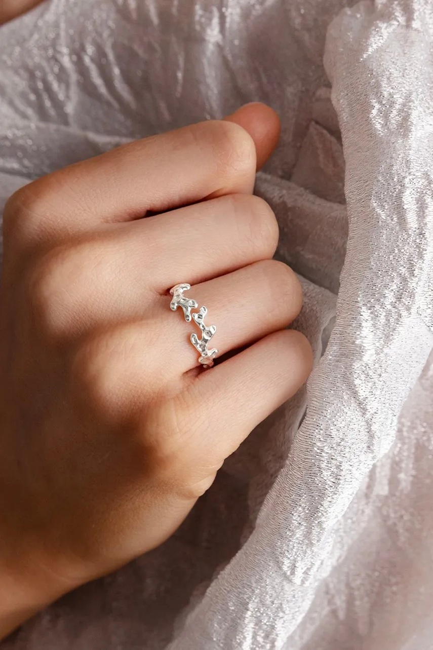 Посеребрённое кольцо Lilou 253/PIE/SR