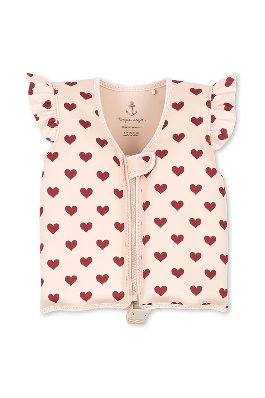 Konges Sløjd vestă de înot pentru copii AVERY FLOAT VEST culoarea bej, KS102695