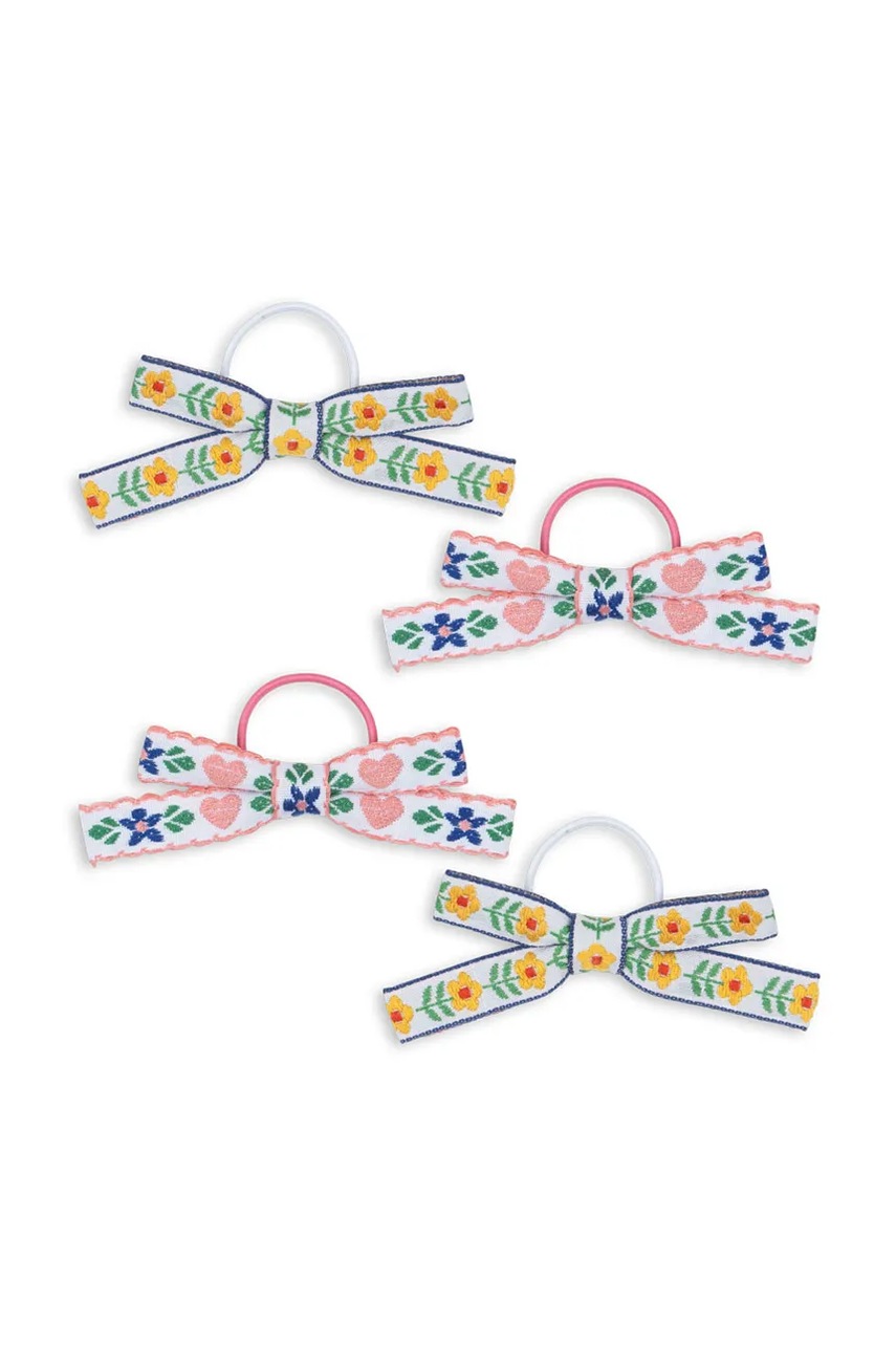 Детские резинки для волос Konges Sløjd 4 PACK MINI BOW ELASTIC 4 шт KS102798