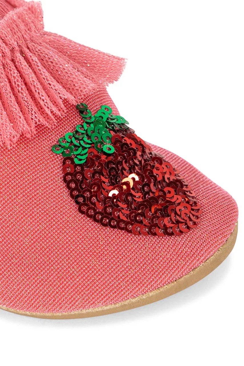 Детская обувь для купания Konges Sløjd AMANDINE FRILL SWIM SHOES цвет розовый KS102709 Детская обувь для купания Konges Sløjd AMANDINE FRILL SWIM SHOES цвет розовый KS102709