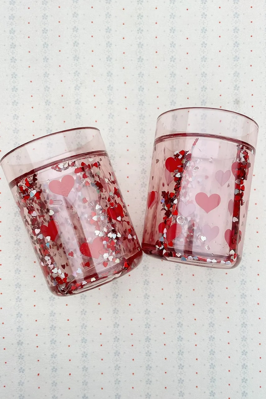 Konges Sløjd cană pentru bebeluși 2 PACK GLITTER CUPS 2-pack KS103370 Konges Sløjd cană pentru bebeluși 2 PACK GLITTER CUPS 2-pack KS103370