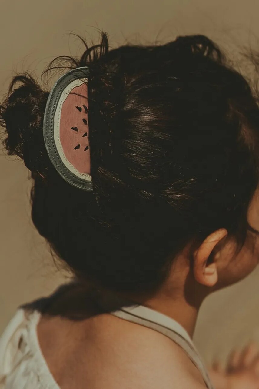Levně Dětská sponka Donsje Nanoe Fruit Hairclip Watermelon 6007016