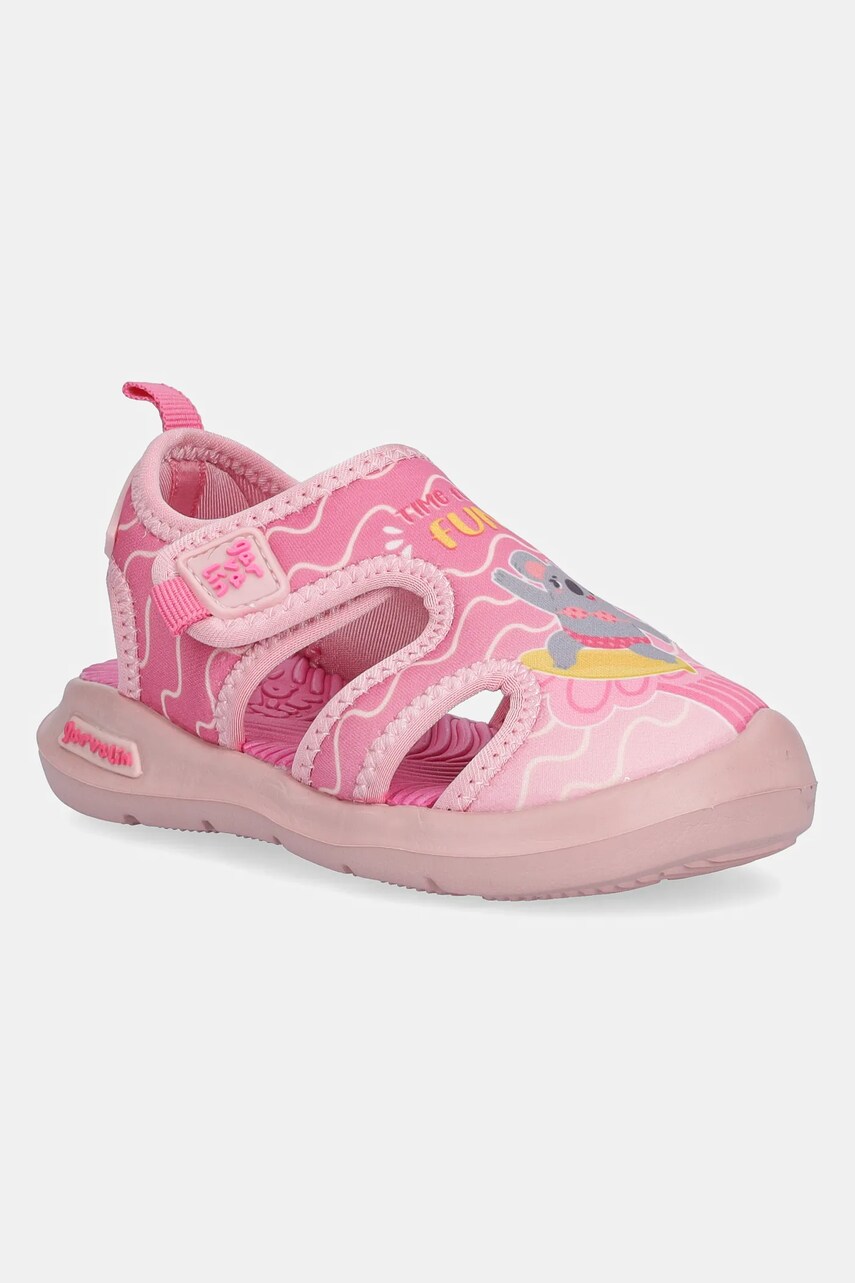 Garvalin pantofi de apa pentru copii culoarea roz, 252846