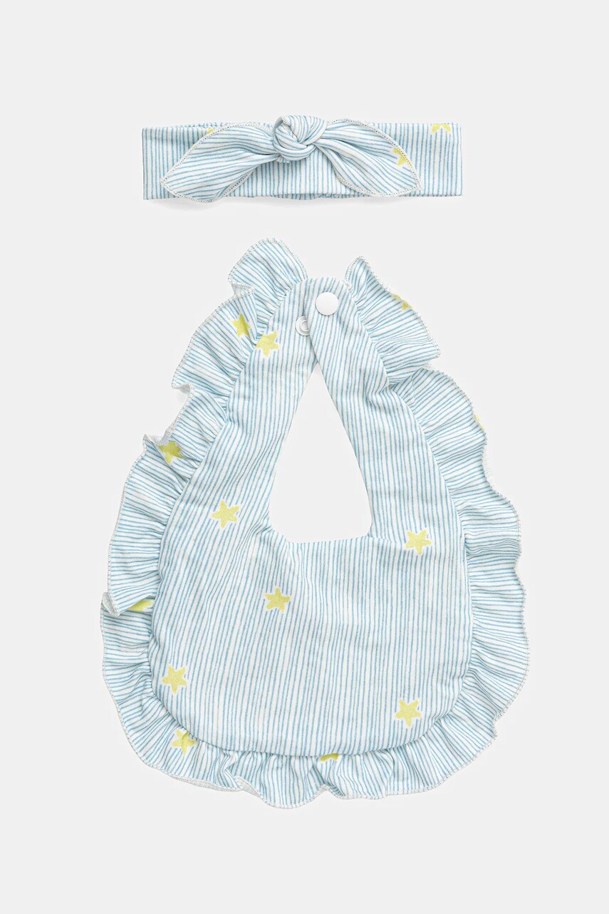 United Colors of Benetton bavetă și bandă pentru bebeluși 2-pack 6FZSA800K